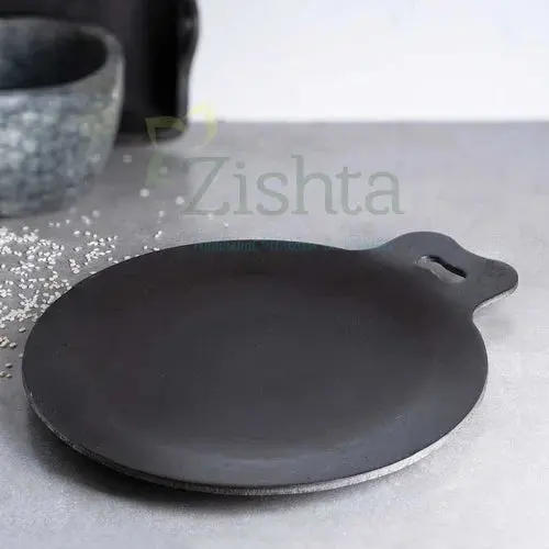 100% Pure Cast Iron Dosa Tawa – Induction-Compatible Flat Griddle 2