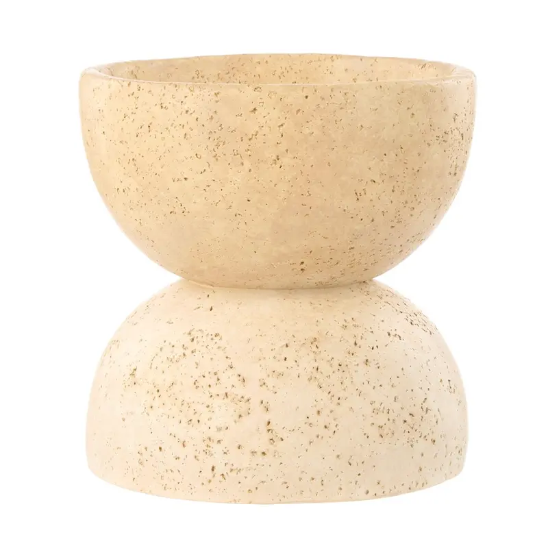 Amalfi Bijou Concrete Small Bowl – 20 Cm Cube, Natural Raw Finish, Industrial Chic 1