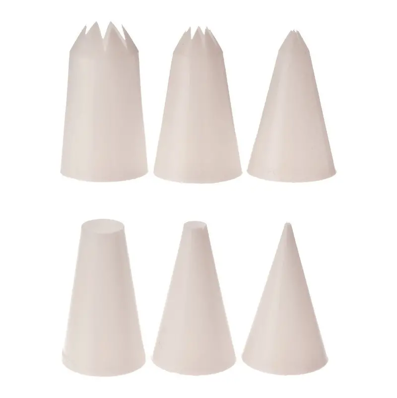 Appetito Assorted Piping Tip Set – 6-Piece Variety Pack 1