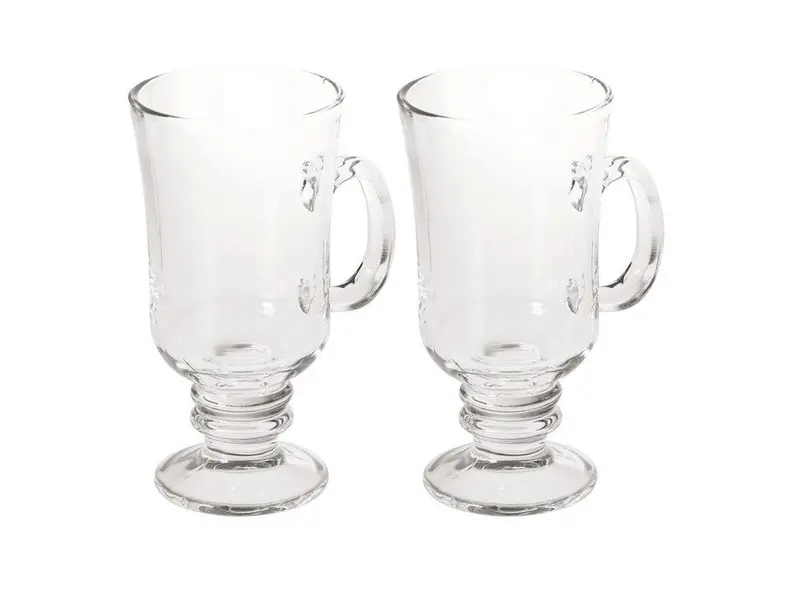 Avanti Irish Coffee Glasses – Set Of 2, 240Ml Heat-Resistant Tumblers 1