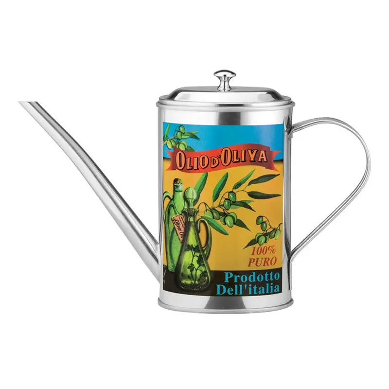 Avanti Lazio Oval Decorative Oil Dispenser – 500Ml Stainless Steel Can 1