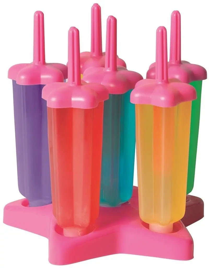 Avanti Pink Star-Shaped Ice Block Mould Set (6 Pieces) 1