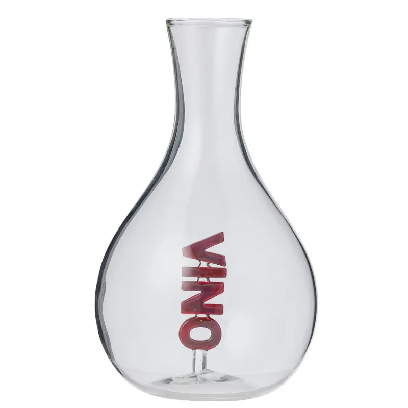 Coast To Coast Vin Glass Wine Decanter – 1-Litre Capacity, Elegant 17 × 26 Cm Form 1