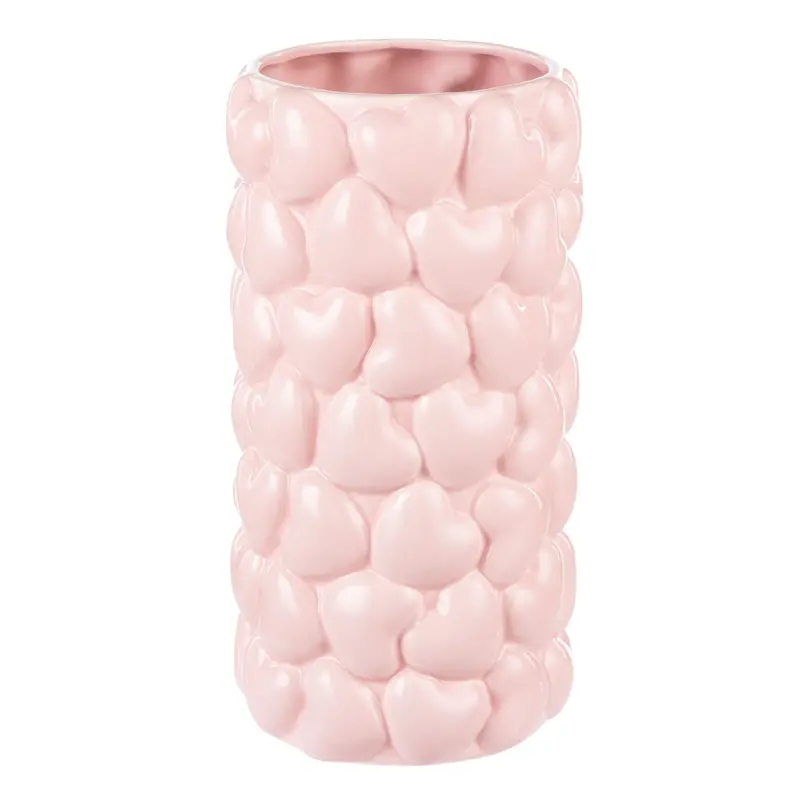Emporium Sweetheart Large Floral Vase – Soft Pink, 15X28Cm 1