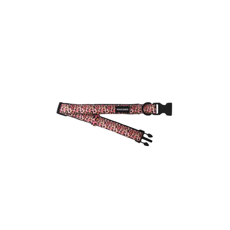 Frank Barker Leopard-Print Pet Collar – Xs Size 1