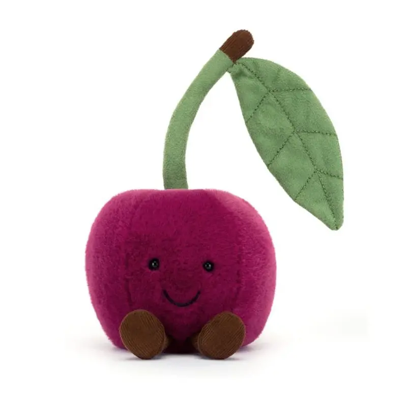Jellycat Amuseables Soft Cherry Plush Toy – Hand-Sculpted Detail 1