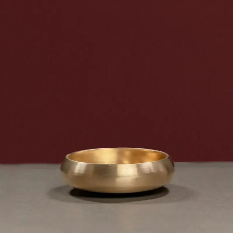 Kansa Bela Shrikhand Bowl – Traditional Bronze Dessert Serving Vessel 1