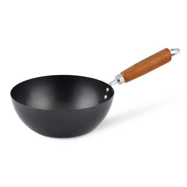 Ken Hom 8-Inch Classic Non-Stick Mini Carbon Steel Wok 1