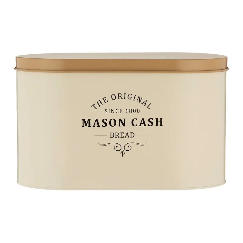 Mason Cash Heritage Bread Bin – 10L Ceramic-Lined, Rustic Kitchen Storage 1