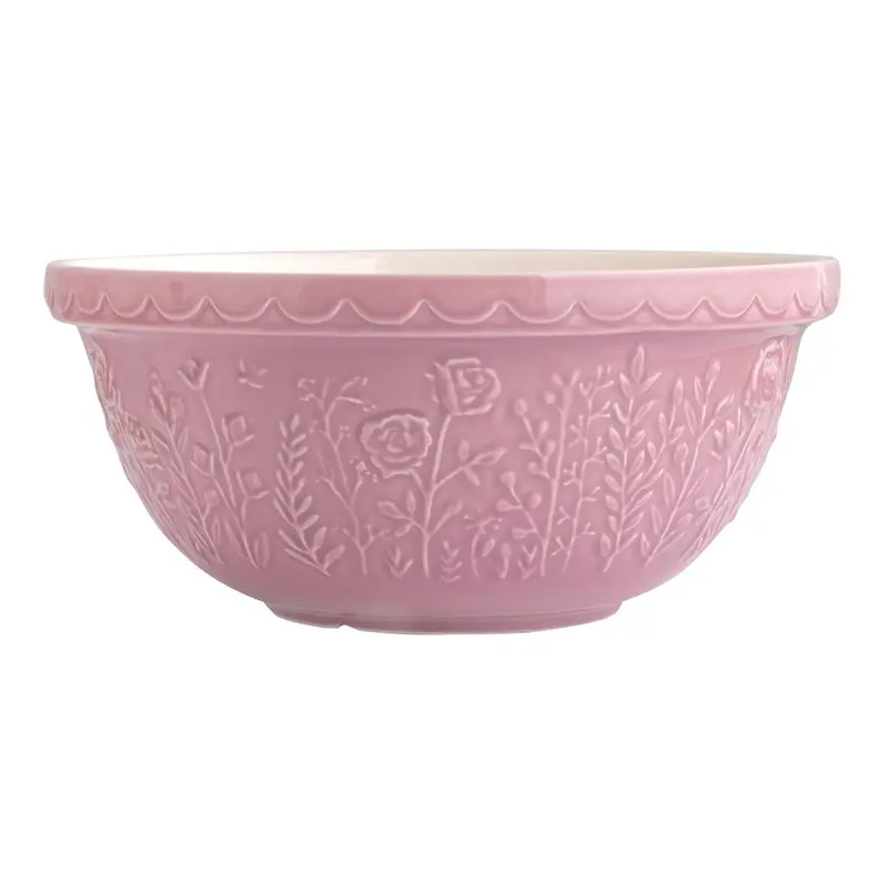 Mason Cash Meadow Pink Ceramic Mixing Bowl – 29Cm Diameter 1