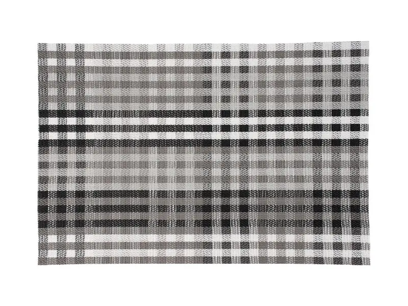 Maxwell & Williams Table Accents Placemat – 45 × 30 Cm White And Grey Check Design 1