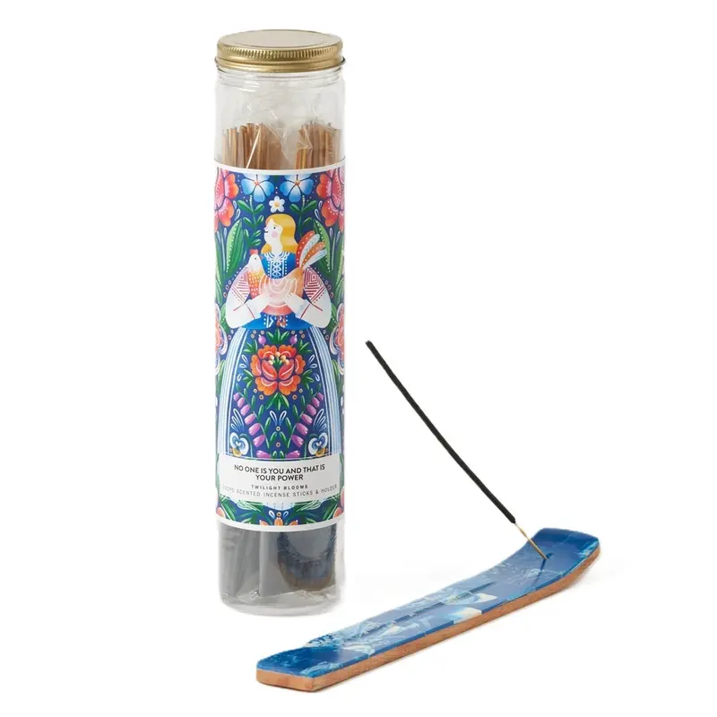 Pilbeam Living 'No One Is You — That’S Your Power' Encouraging Incense Kit With Holder – 100 Count 1