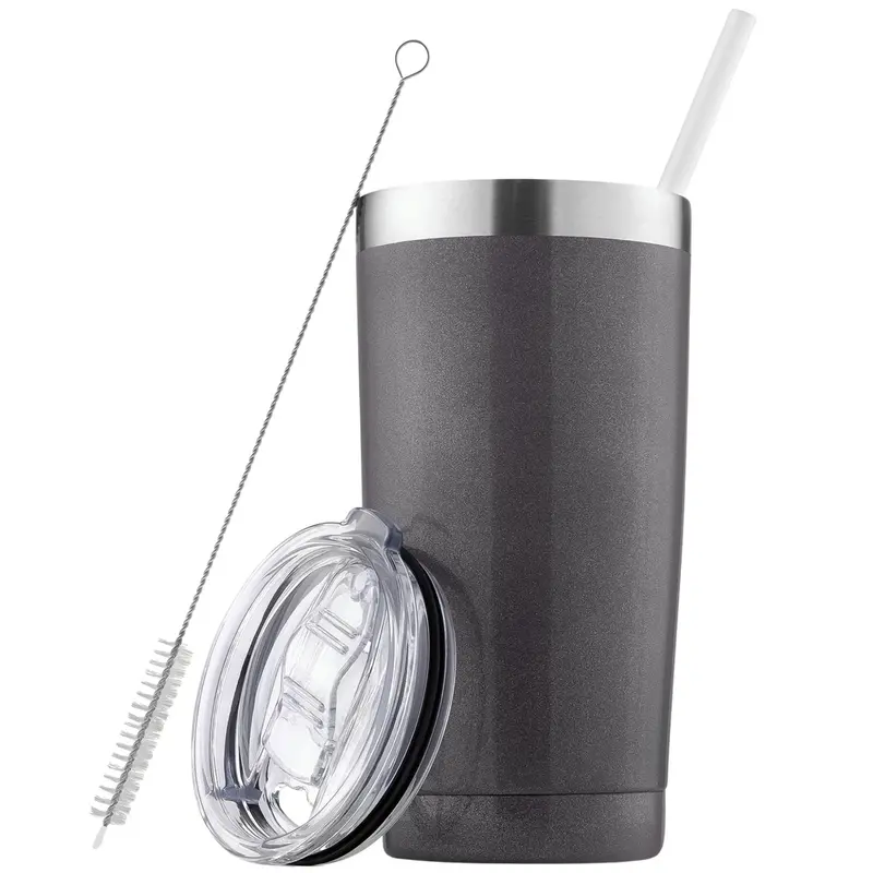 Vacuum-Insulated Stainless Steel Tumbler – 20 Oz Travel Cup 5