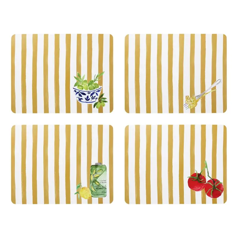 Valentina Vintage Placemat Set – 4 Pcs, 34 × 26.5 Cm Each 1